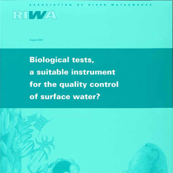 Biological tests, a suitable instrument for the quality control of surface water?