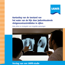 Aantasting van de toestand van het water van de Rijn  door jodiumhoudende röntgencontrastmiddelen in cijfers